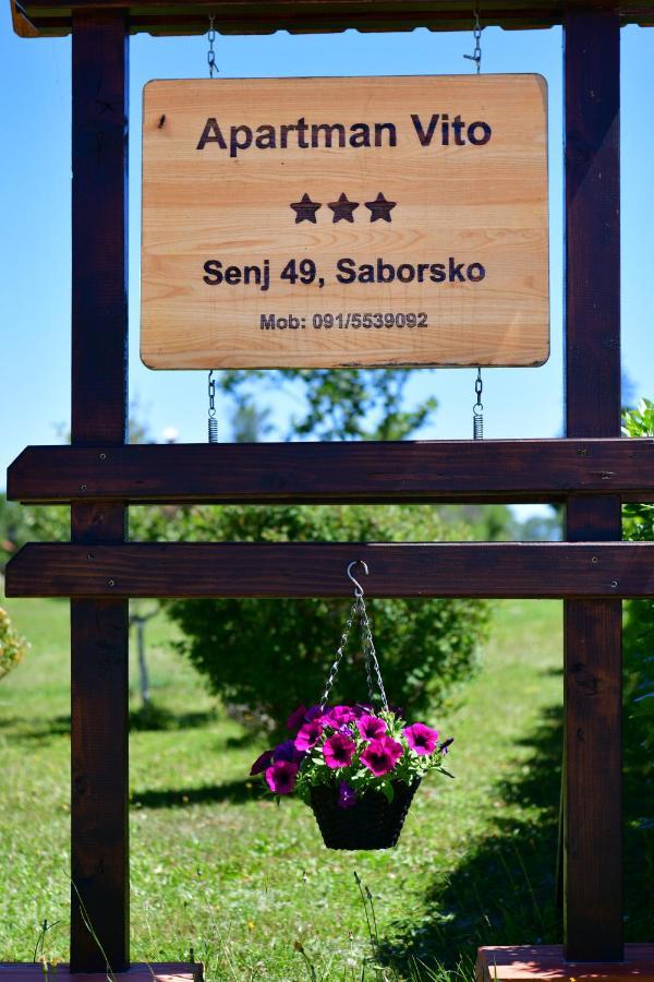 Apartman Vito Saborsko Exterior photo